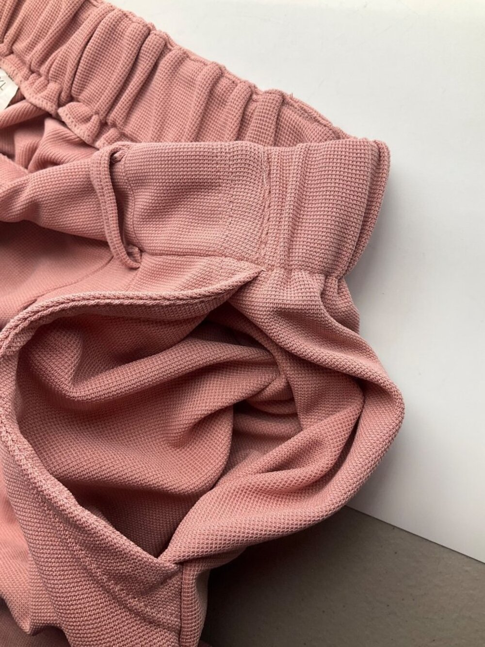 Halara  XL Tall Long Pink Wide-Leg Pleated Pull On Pants Relaxed Minimalist - Picture 11 of 12